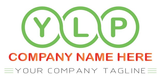 Diseño de logotipo de letra YLP