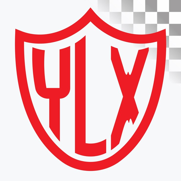 Vector diseño de logotipo de letra ylx