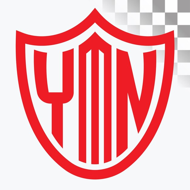 Diseño de logotipo de letra YMN