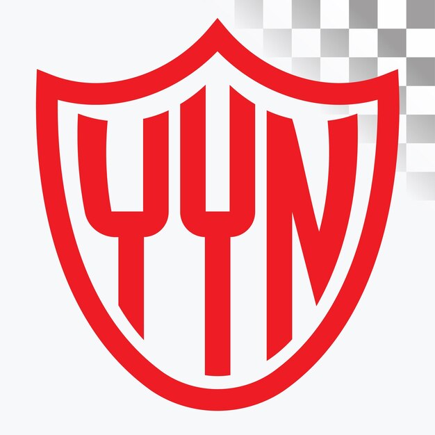 Diseño de logotipo de letra YN