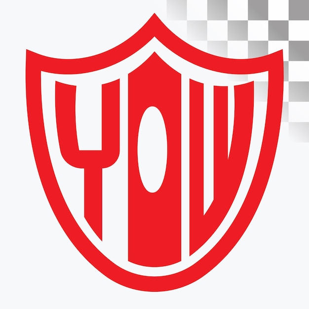 Diseño de logotipo de letra YO