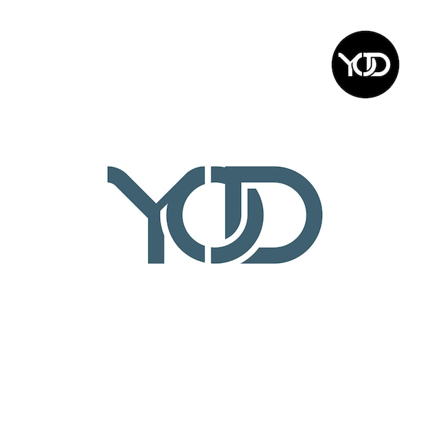 Diseño del logotipo de la letra YOD Monogram