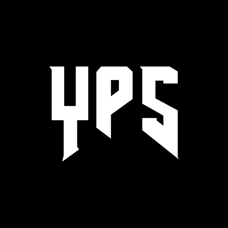 Vector diseño de logotipo de letra yps para una empresa de tecnología diseño del logotipo yps combinación de colores blanco y negro logotipo yps vector yps diseño icono yps alfabeto yps tipografía diseño del logotipo