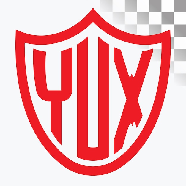 Diseño del logotipo de la letra YUX