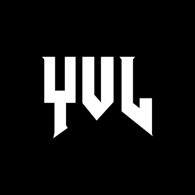 Diseño de logotipo de letra YVL para una empresa de tecnología Diseño del logotipo YVL combinación de colores blanco y negro YVL logo YVL vector YVL diseño Icono YVL alfabeto YVL tipografía diseño del logotipo