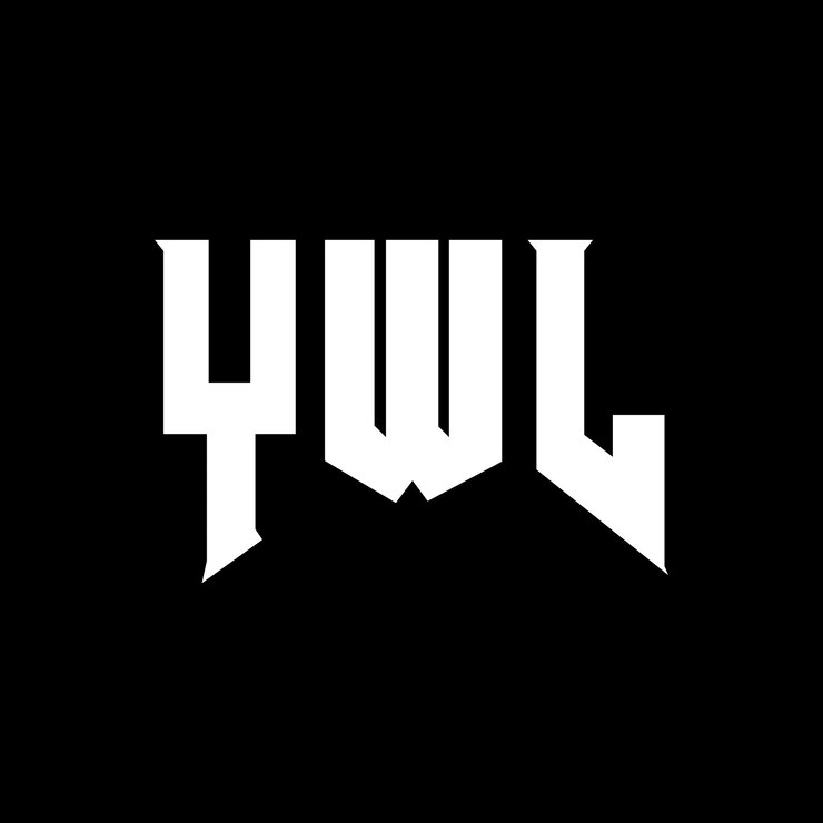 Vector diseño de logotipo de letra ywl para una empresa de tecnología diseño del logotipo ywl combinación de colores blanco y negro ywl logotipo vector ywl diseño ywl icono ywl alfabeto ywl tipografía diseño del logotipo