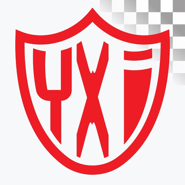 Diseño de logotipo de letra YXI