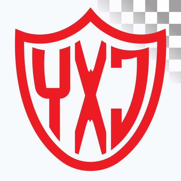 Diseño de logotipo de letra YXJ