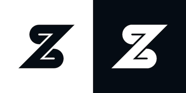 Diseño del logotipo de la letra Z con concepto creativo Premium Vector
