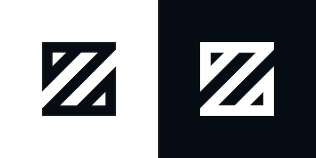 Diseño del logotipo de la letra Z con concepto creativo Premium Vector