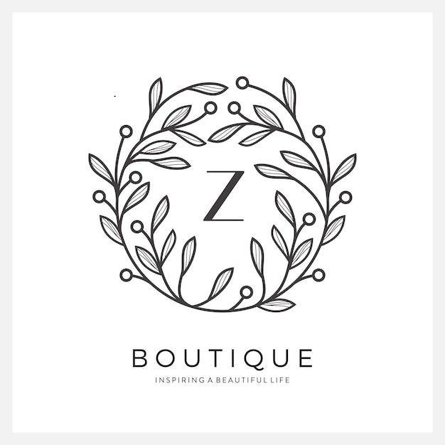 Diseño de logotipo de letra z premium para lujo, restaurante, realeza, boutique, hotel, joyería, moda