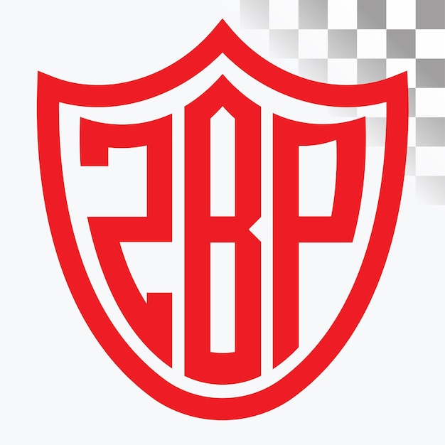 Diseño de logotipo de letra ZBP