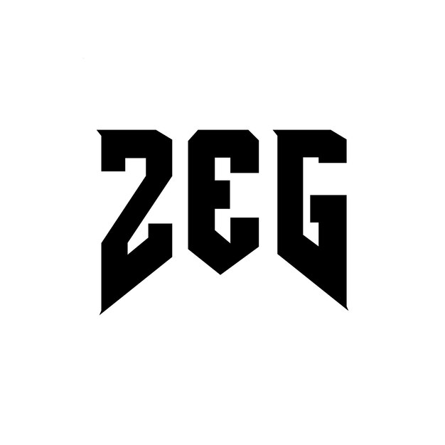 Diseño de logotipo de letra ZEG para una empresa de tecnología ZEG diseño de logotipo negro y blanco combinación de colores ZEG logotipo ZEG vector ZEG diseño ZEG icono ZEG alfabeto ZEG tipografía diseño del logotipo