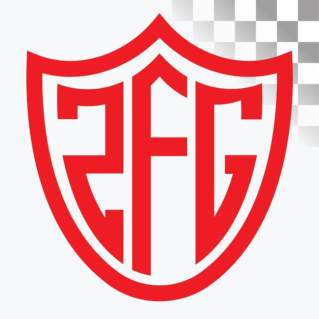 Diseño de logotipo de letra ZFG