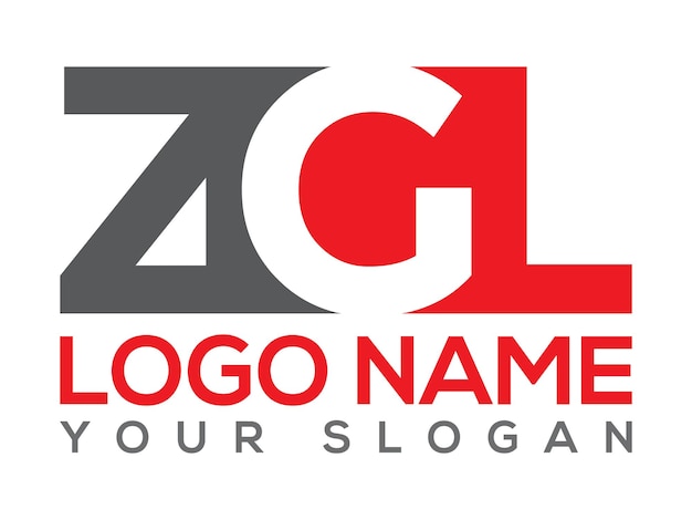 Diseño del logotipo de la letra ZGL con diseño del logotipo en forma de cubo ZGL vector hexágono ZGL