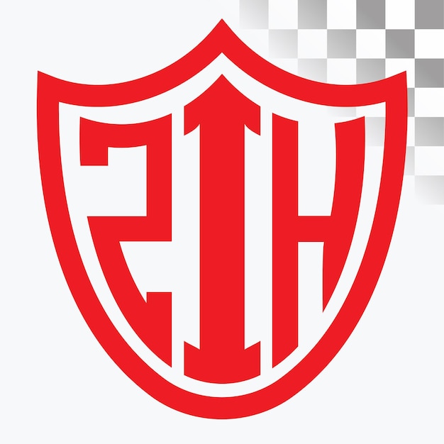 Diseño del logotipo de la letra ZIH