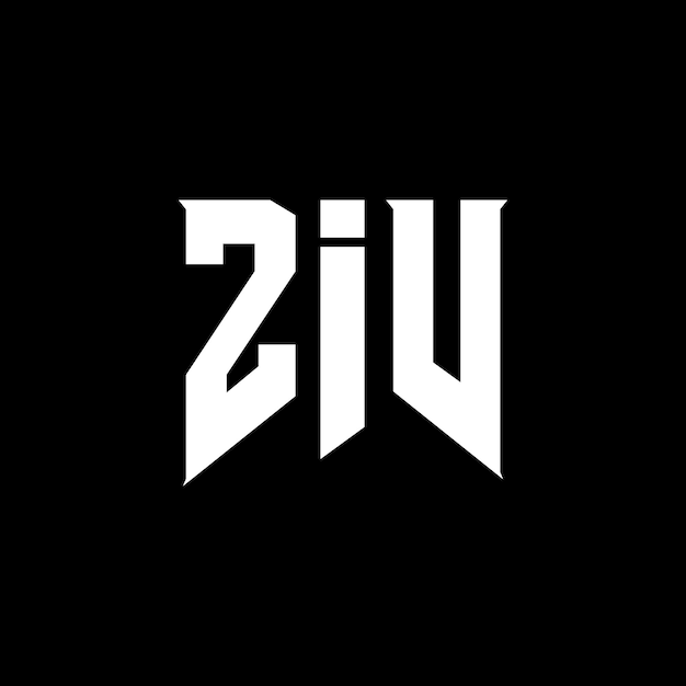 Diseño de logotipo de letra ZIV para una empresa de tecnología Diseño del logotipo ZIV combinación de colores blanco y negro ZIV logotipo Vector ZIV diseño del icono ZIV alfabeto ZIV tipografía Diseño del Logotipo ZIV