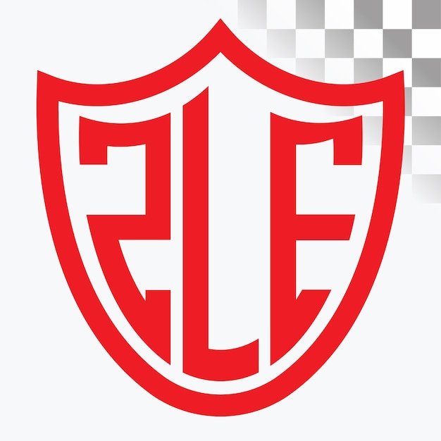Diseño del logotipo de la letra ZLE