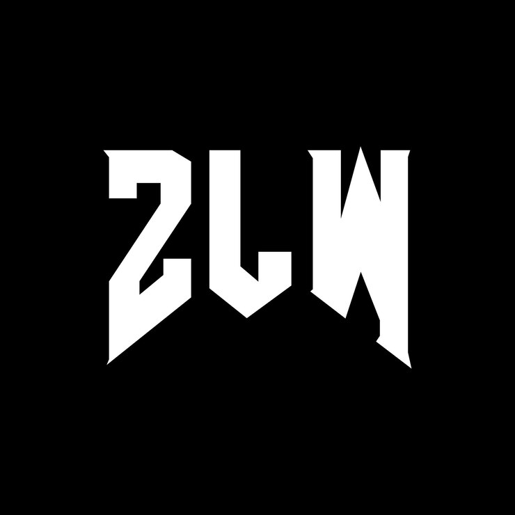 Vector diseño de logotipo de letra zlw para una empresa de tecnología diseño del logotipo zlw combinación de colores blanco y negro zlw logo zlw vector zlw diseño icono zlw alfabeto zlw tipografía diseño del logotipo