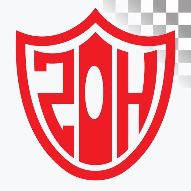 Diseño del logotipo de la letra ZOH
