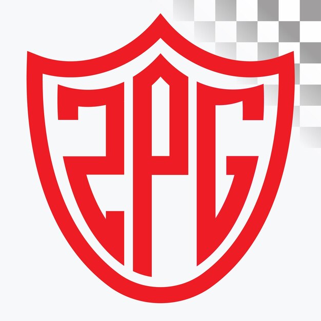 Diseño de logotipo de letra ZPG
