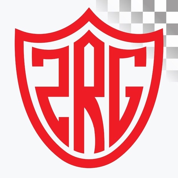 Diseño de logotipo de letra ZRG