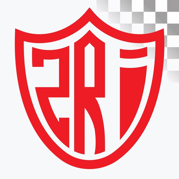 Diseño de logotipo de letra ZRI