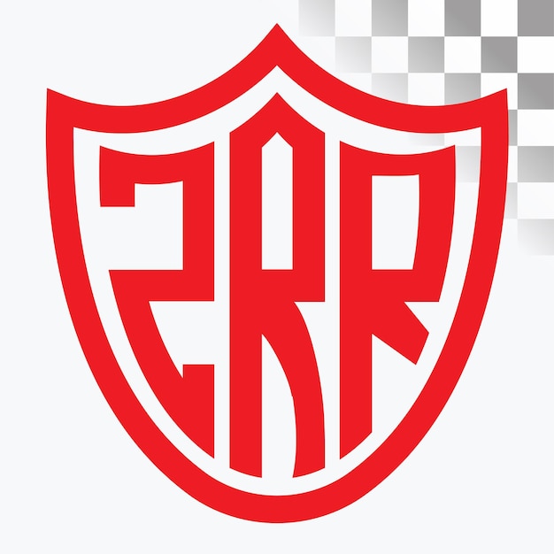 Diseño de logotipo letra ZRR