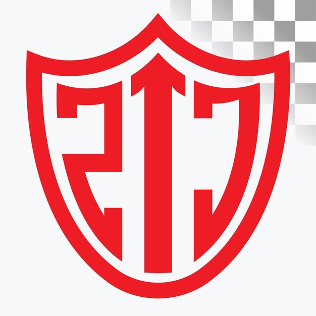Diseño del logotipo de la letra ZTJ