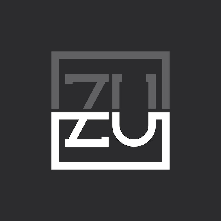 Vector diseño de logotipo de letra zu creativo minimalista moderno monograma de logotipo zu para cualquier negocio