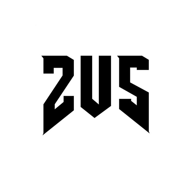Diseño de logotipo de letra ZUS para la empresa de tecnología ZUS diseño de logotipo combinación de colores blanco y negro ZUS logotipo ZUS vector ZUS diseño ZUS icono ZUS alfabeto ZUS tipografía diseño del logotipo