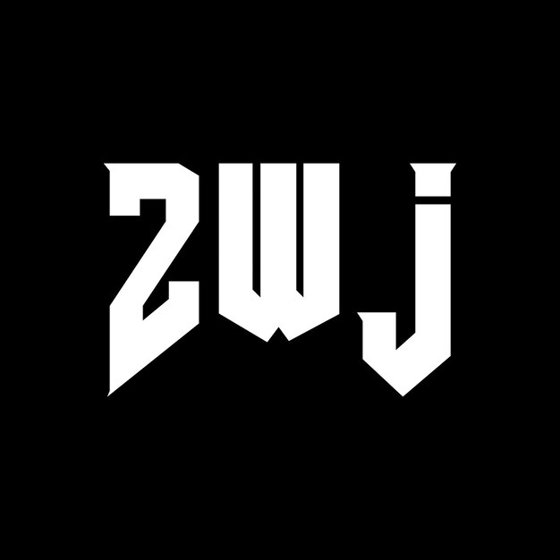 Diseño de logotipo de letra ZWJ para una empresa de tecnología ZWJ diseño de logotipo combinación de colores blanco y negro ZWJ logotipo ZWJ vector ZWJ diseño ZWJ icono ZWJ alfabeto ZWJ tipografía diseño de logotip