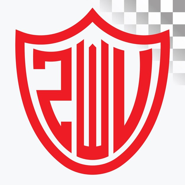 Diseño de logotipo de letra ZWV