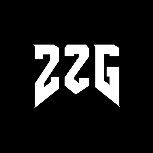 Diseño de logotipo de letra ZZG para una empresa de tecnología Diseño del logotipo ZZG combinación de colores blanco y negro ZZG logo ZZG vector ZZG diseño Icono ZZG alfabeto ZZG tipografía diseño del logotipo