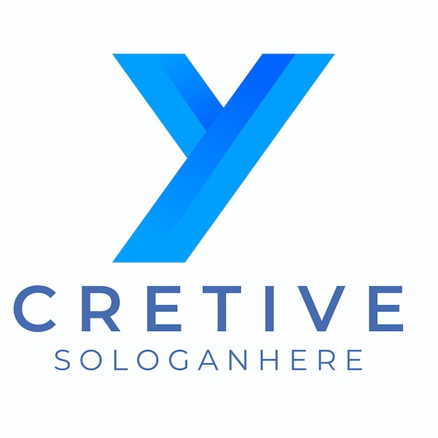 Diseño de logotipo de letra Y