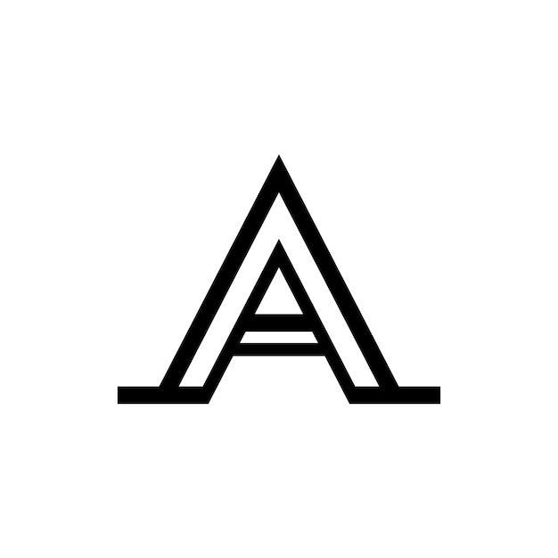 Un diseño de logotipo de letra.