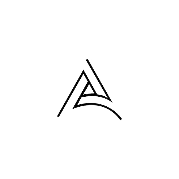Un diseño de logotipo de letra.
