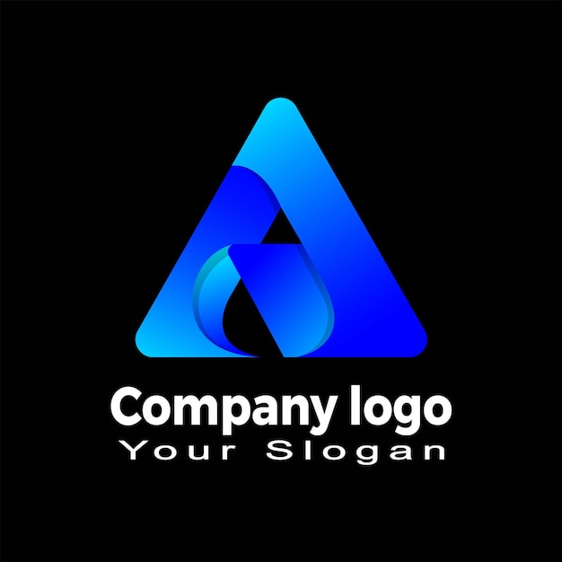 Un diseño de logotipo de letra.
