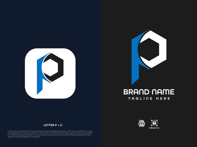 diseño de logotipo de letra