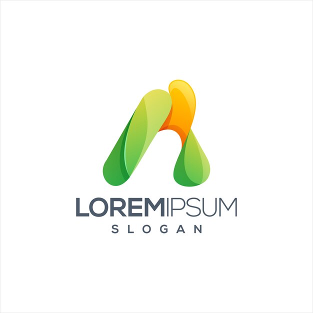 Diseño de logotipo letra a