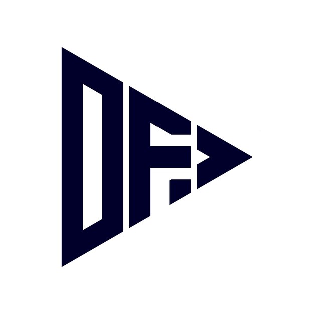 del diseño del logotipo de la letra