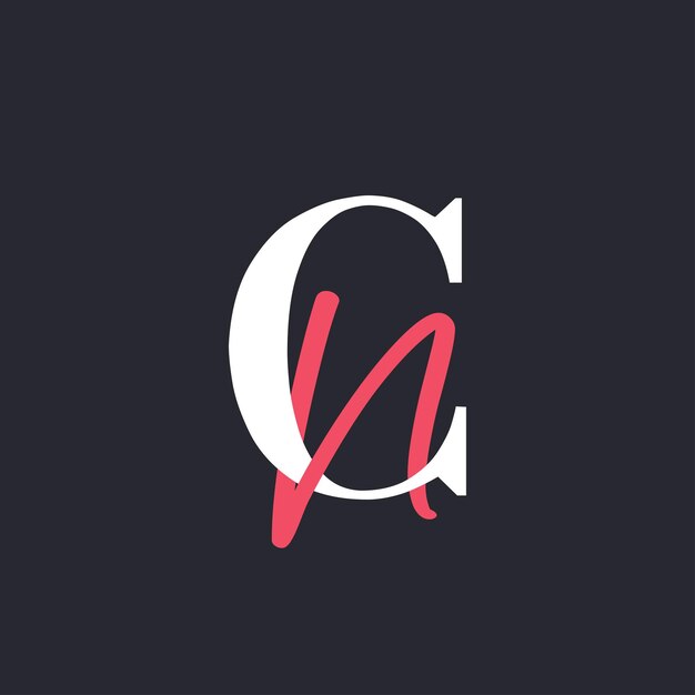 Diseño del logotipo de las letras CN perfectamente mezcladas