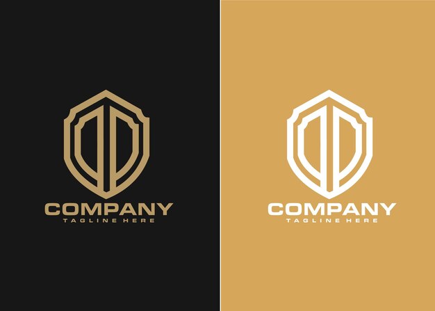 diseño de logotipo de letras dd corporativas únicas y modernas