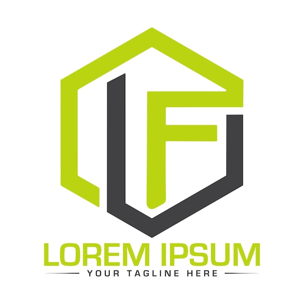 Diseño del logotipo de las letras FL Alfabetos