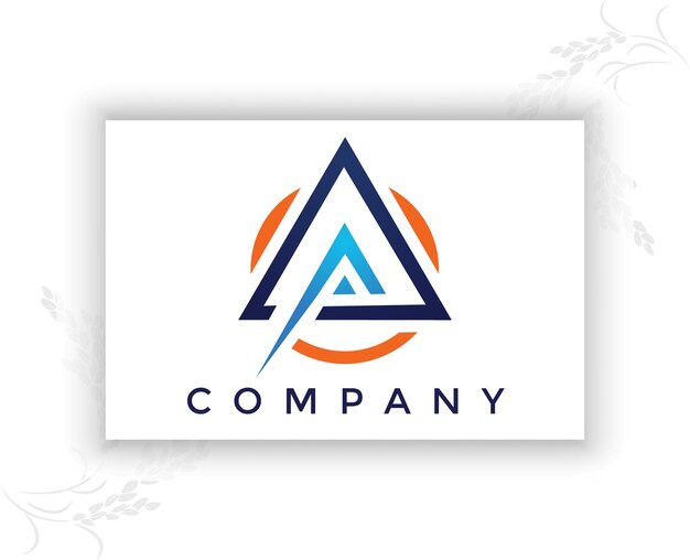 Un diseño de logotipo con letras de fondo blanco