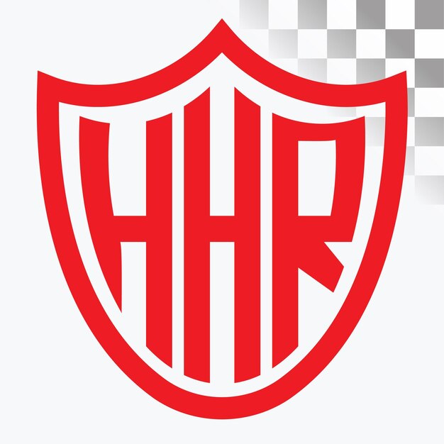Diseño del logotipo de las letras de HHR