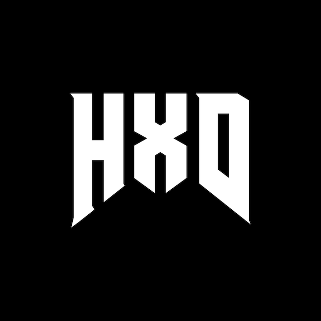 Diseño de logotipo de letras HXD para una empresa de tecnología Diseño de logos HXD combinación de colores blanco y negro Logotipo HXD vector HXD diseño Icono HXD alfabeto HXD tipografía diseño de logotipo