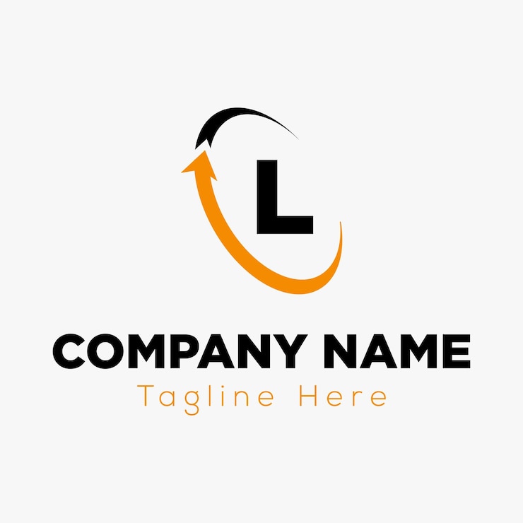 Vector diseño de logotipo de letras iniciales modernas de letra l abstracta