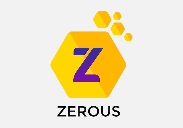 Diseño de logotipo de letras iniciales modernas de letra Z abstracta