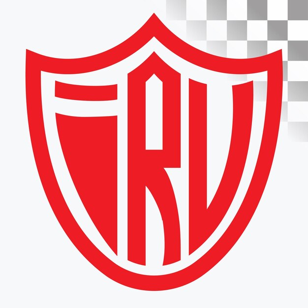 Diseño del logotipo de las letras IRV